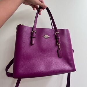 Coach Vibrant Purple Shoulder Bag